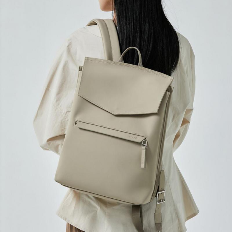 Leather Work Bag Women - 패션 새로운 일본과 한국의 간단한 캐주얼