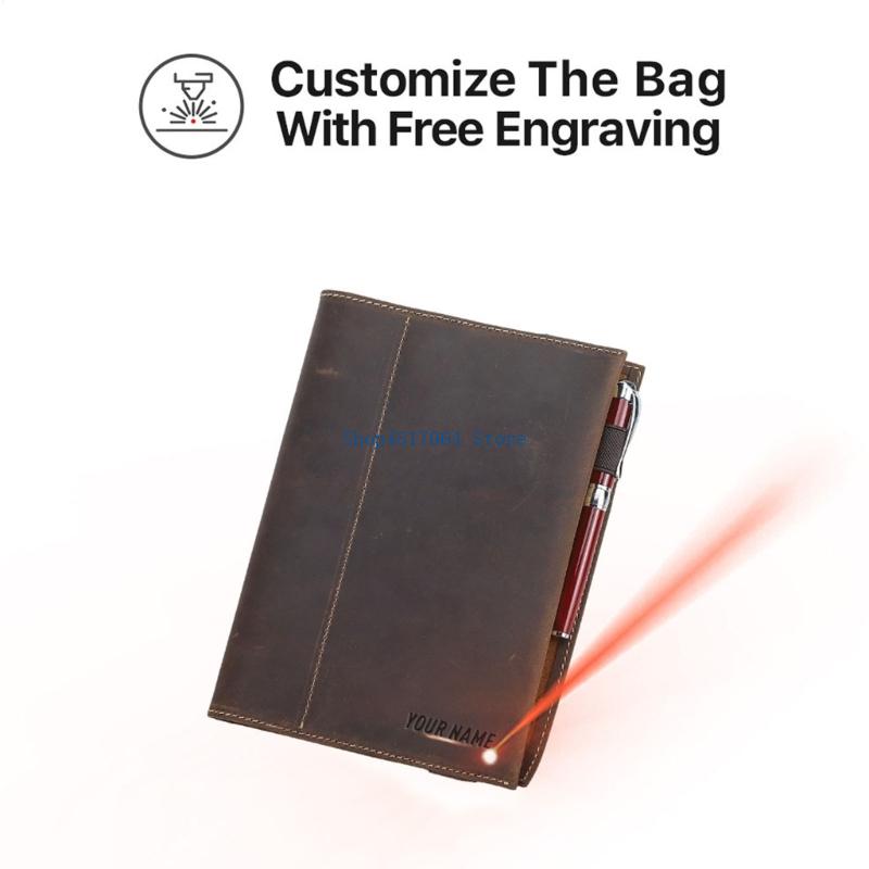 Leatherwork Journal - T3LB 휴대용 저널 커버(일지 계획, 쓰기를