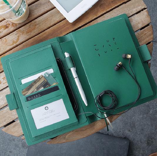 Leatherwork Journal - 절묘한 고급 비즈니스 노트 PU 가죽