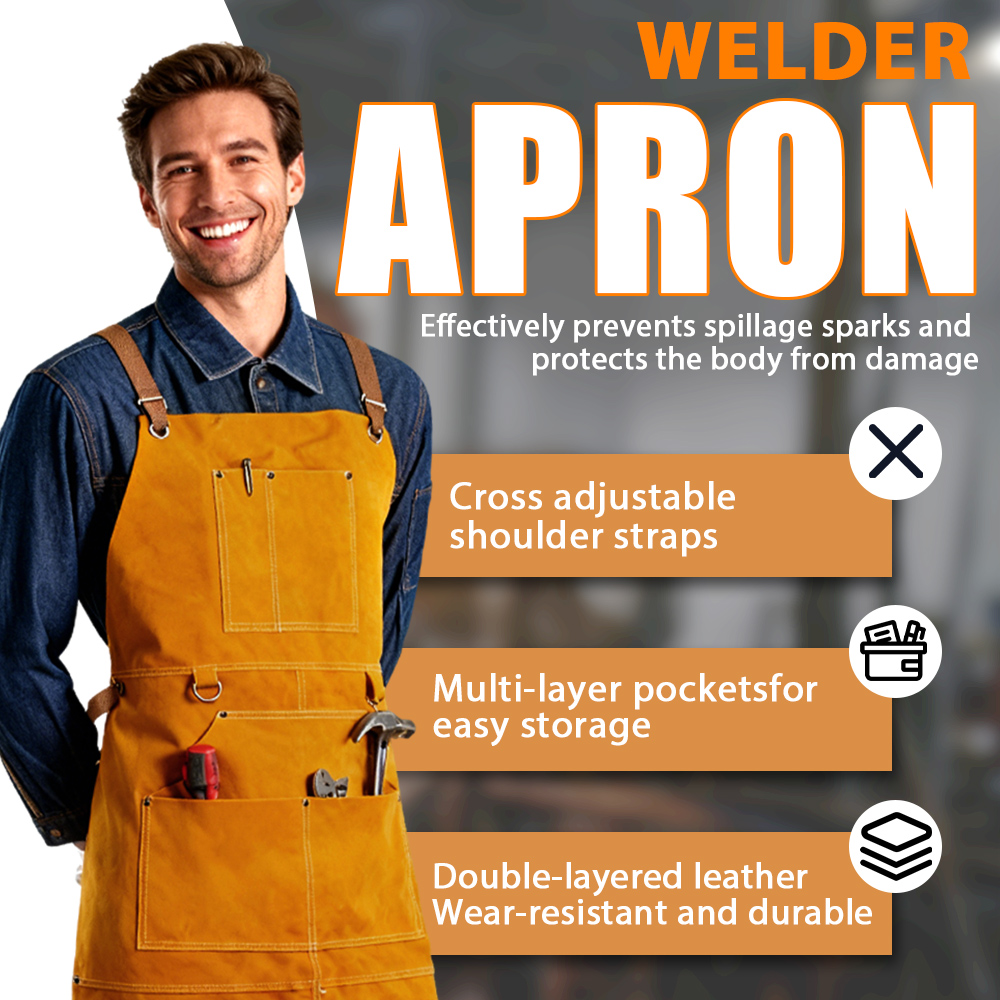 Leatherwork Apron - 소가죽 용접 앞치마 소가죽 대장장이 앞치마
