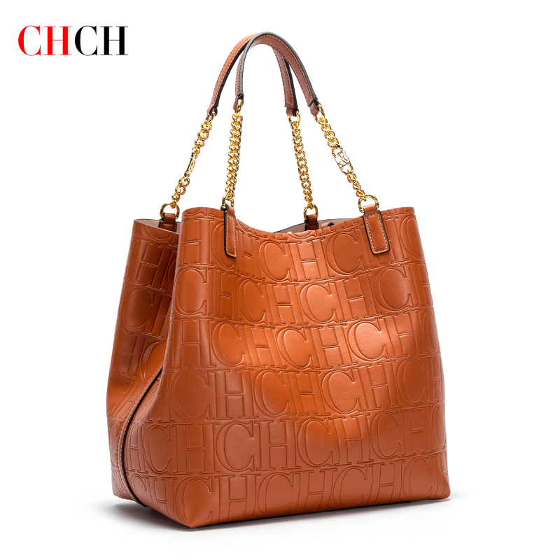 Leather Work Bag Women - CHCH 여성용 토트 백 2024 새로운