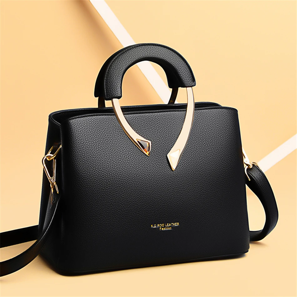 정품 VANDERWAH 고품질 Pu 가죽 캐주얼 토트  - Leather Work Bag Women 리뷰 및 가격