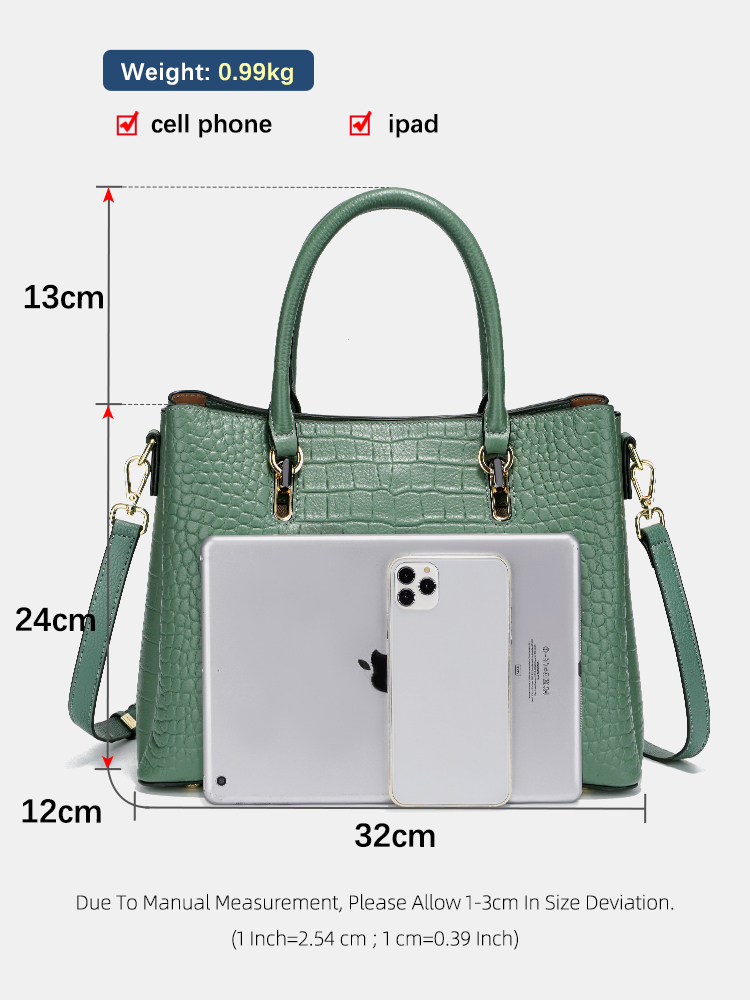 Zency 여성용 정품 가죽 탑 핸들 가방 그린 대용량 - Leather Work Bag Women 리뷰 및 가격