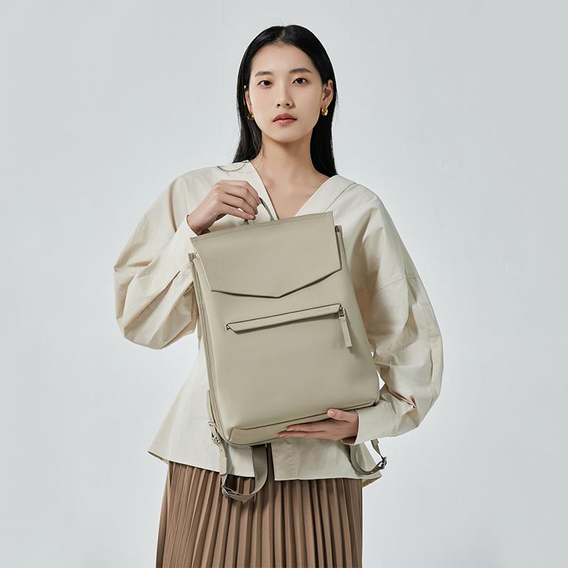 패션 새로운 일본과 한국의 간단한 캐주얼 다목적 배낭  - Leather Work Bag Women 리뷰 및 가격
