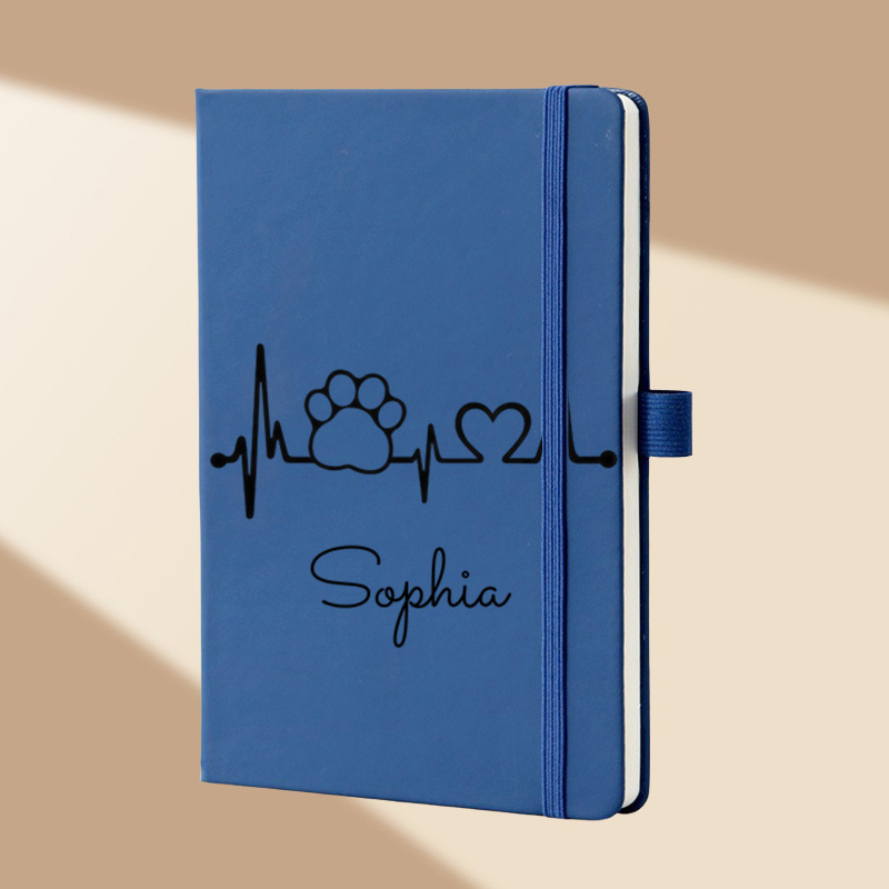맞춤 이름 꽃무늬 모노그램 A5 인조가죽 저널 하드커버 - Leatherwork Journal 리뷰 및 가격