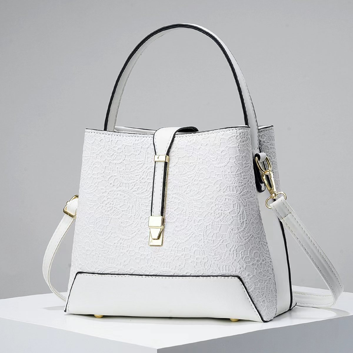 새로운 럭셔리 토트 백 가죽 품위있는 핸드백 전문 숄더 - Leather Work Bag Women 리뷰 및 가격