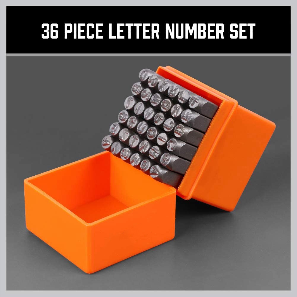 A68P-36피스 3mm 숫자 및 대문자 스탬프 세트  - Leather Stamp Set 리뷰 및 가격