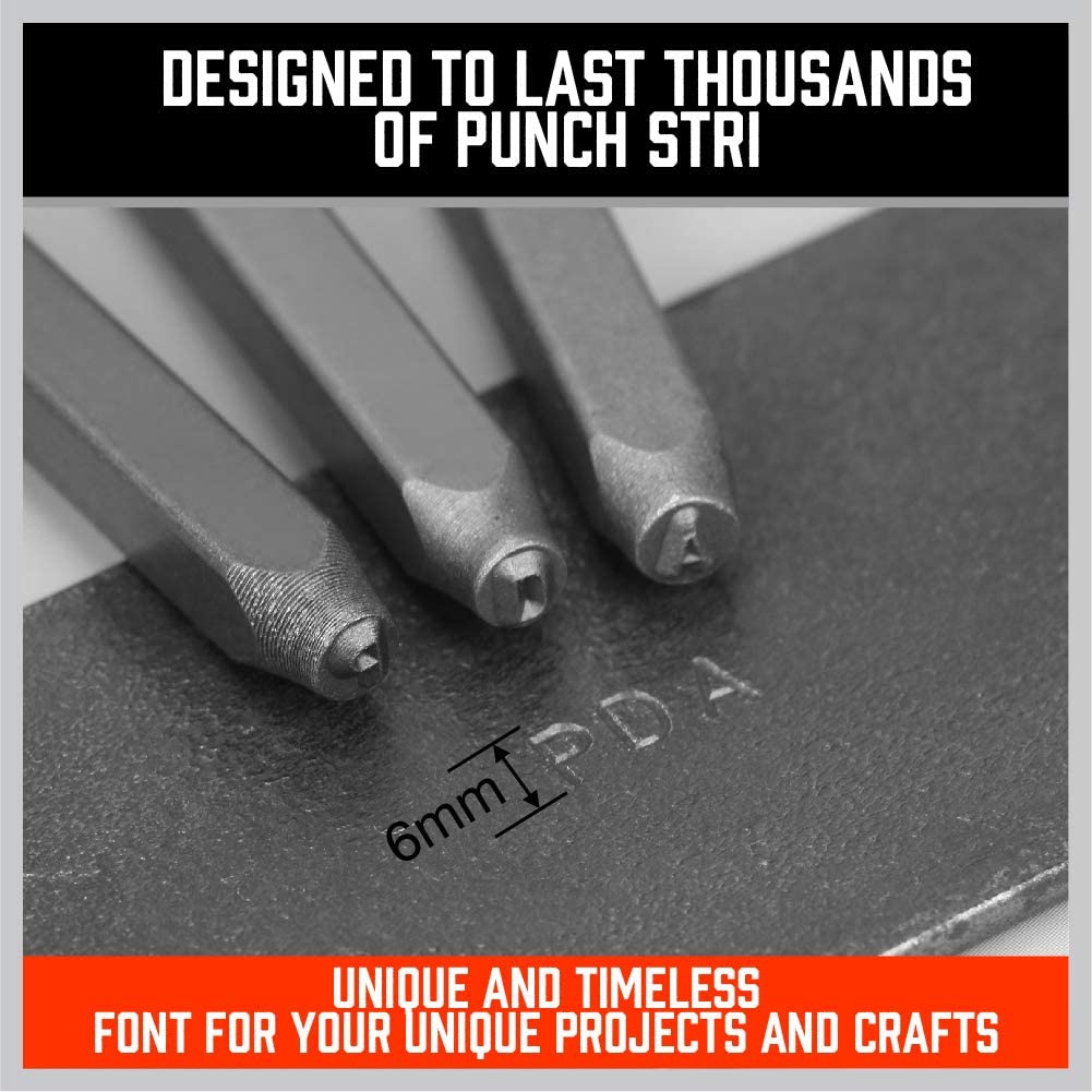 A68P-36피스 3mm 숫자 및 대문자 스탬프 세트  - Leather Stamp Set 리뷰 및 가격