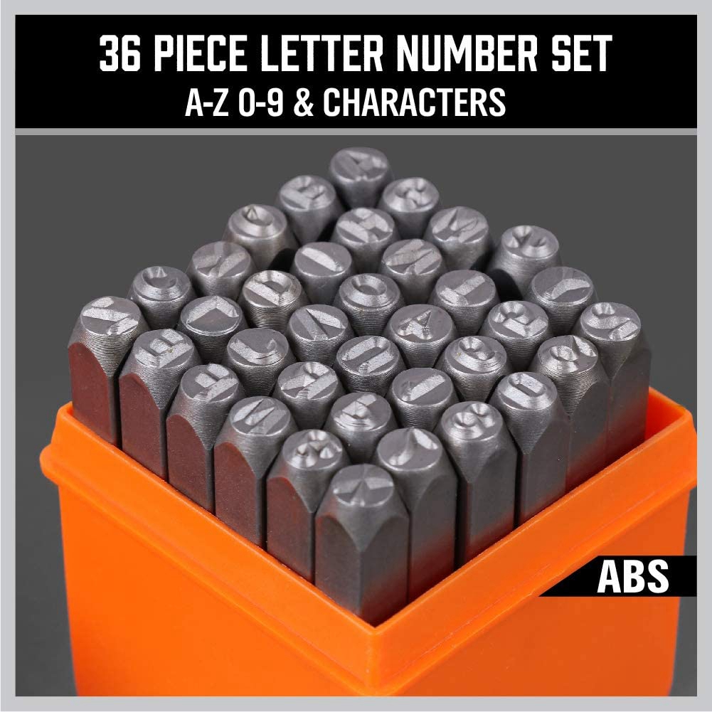 A68P-36피스 3mm 숫자 및 대문자 스탬프 세트  - Leather Stamp Set 리뷰 및 가격