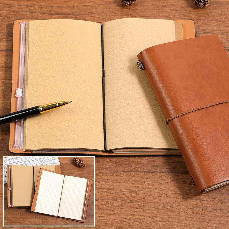 빈티지 PU 가죽 리필 가능 노트북 소프트 커버 루즈리 - Leatherwork Journal 리뷰 및 가격