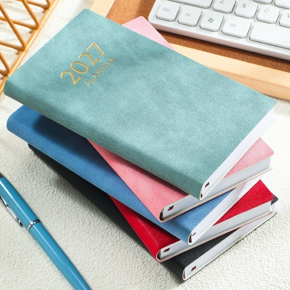 A6 데일리 플래너 노트 2027 컬러풀한 월별 인덱스 - Leatherwork Journal 리뷰 및 가격