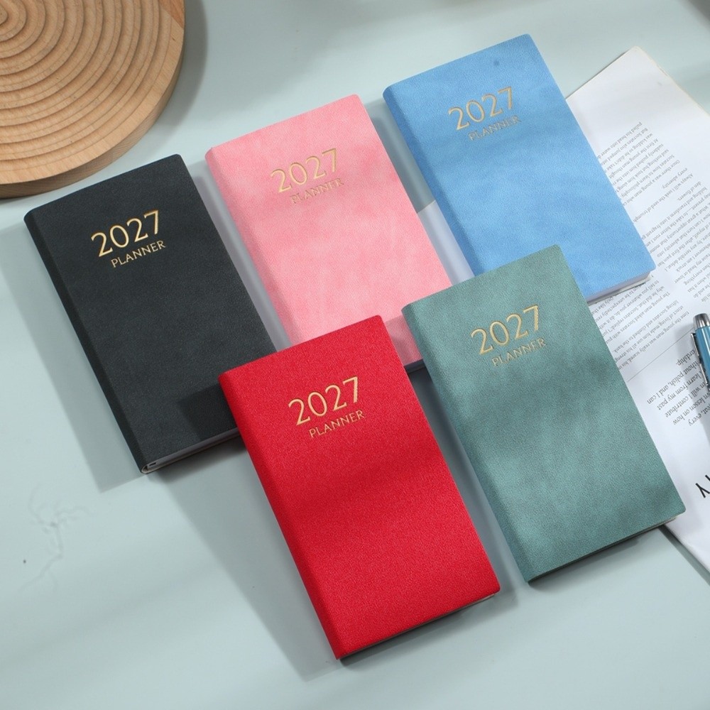 A6 데일리 플래너 노트 2027 컬러풀한 월별 인덱스 - Leatherwork Journal 리뷰 및 가격