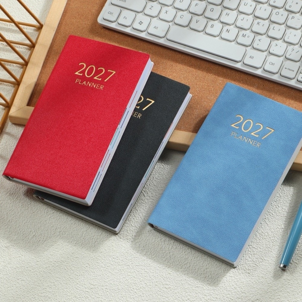 A6 데일리 플래너 노트 2027 컬러풀한 월별 인덱스 - Leatherwork Journal 리뷰 및 가격