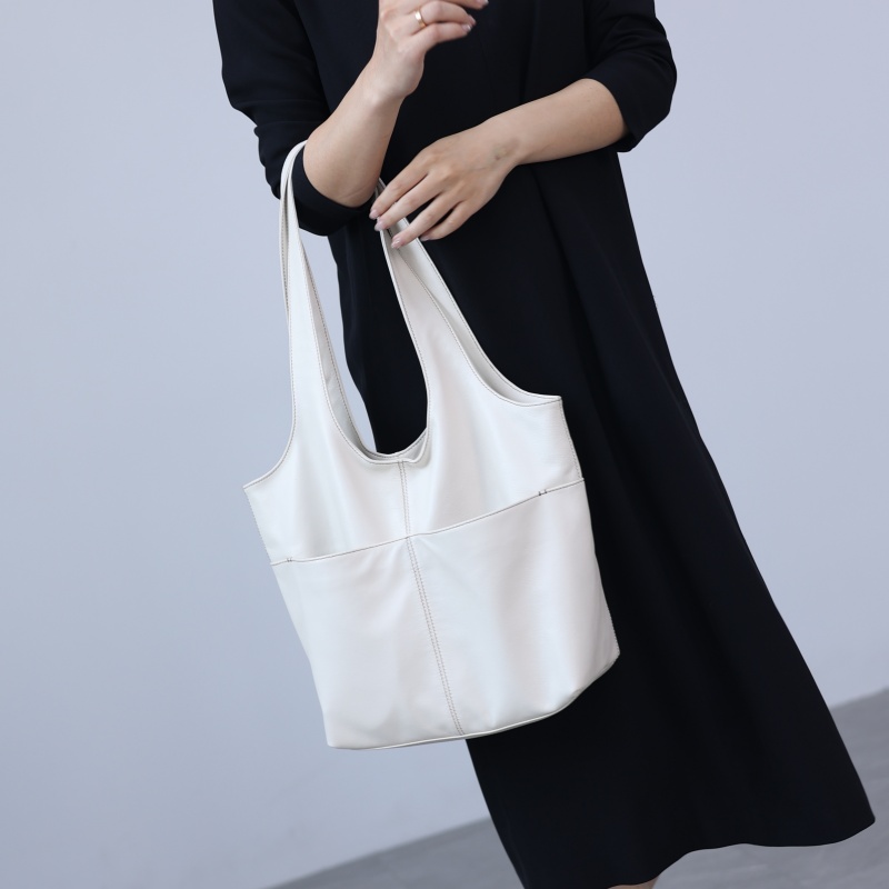 여성용 정품 가죽 대용량 소프트 토트백 소가죽 싱글 숄 - Leather Work Bag Women 리뷰 및 가격