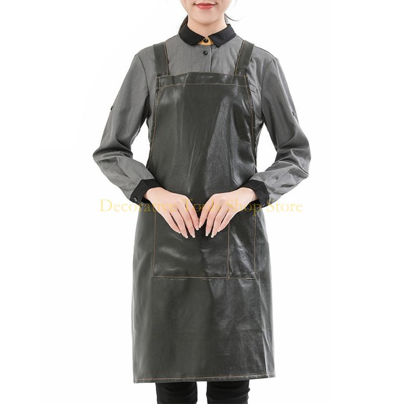 QX2E 인조 가죽 방수 작업 앞치마 포켓 솔리드 컬러 - Leatherwork Apron 리뷰 및 가격