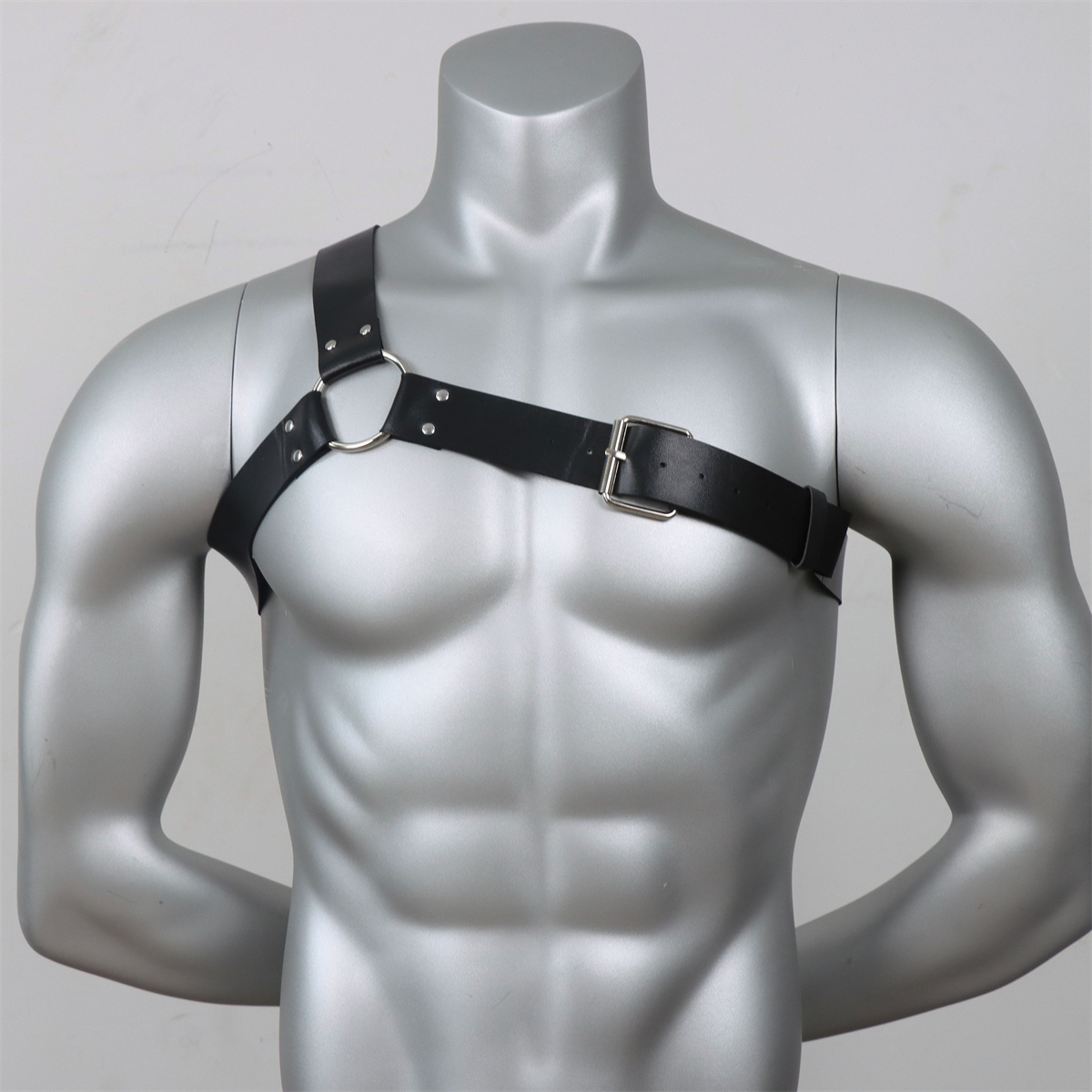 고딕 남성 가죽 서스펜더 벨트 남성용 블랙 가죽 싱글  - Leather Work Harness 리뷰 및 가격