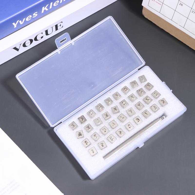 36개/세트 스테인레스 스틸 알파벳 숫자 스탬프 펀치  - Leather Stamp Set 리뷰 및 가격
