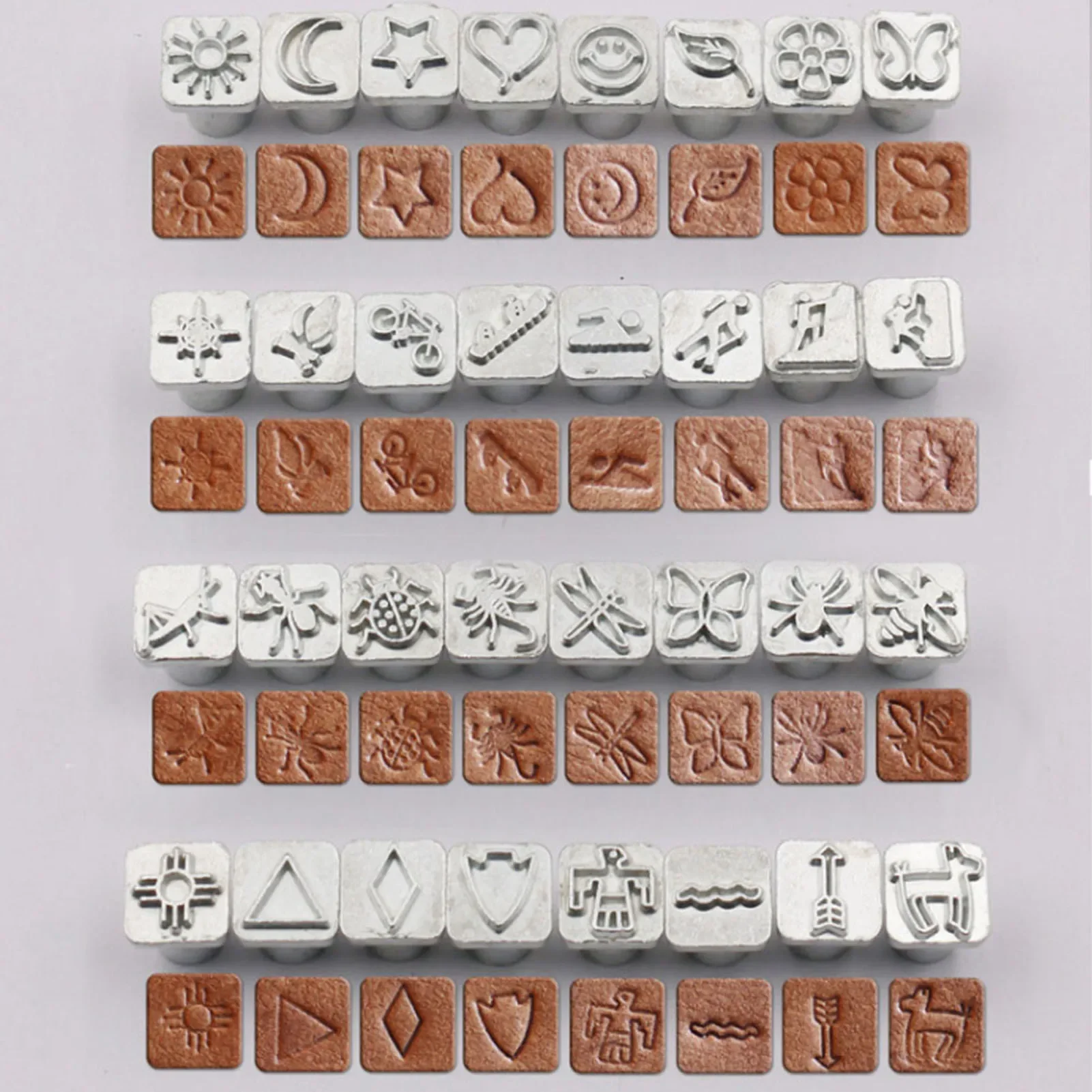 만화 동물 식물 가죽 스탬프 펀치 세트, DIY 가죽  - Leather Stamp Set 리뷰 및 가격