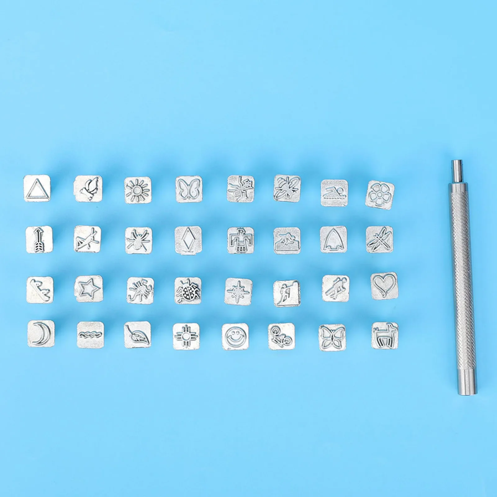 만화 동물 식물 가죽 스탬프 펀치 세트, DIY 가죽  - Leather Stamp Set 리뷰 및 가격
