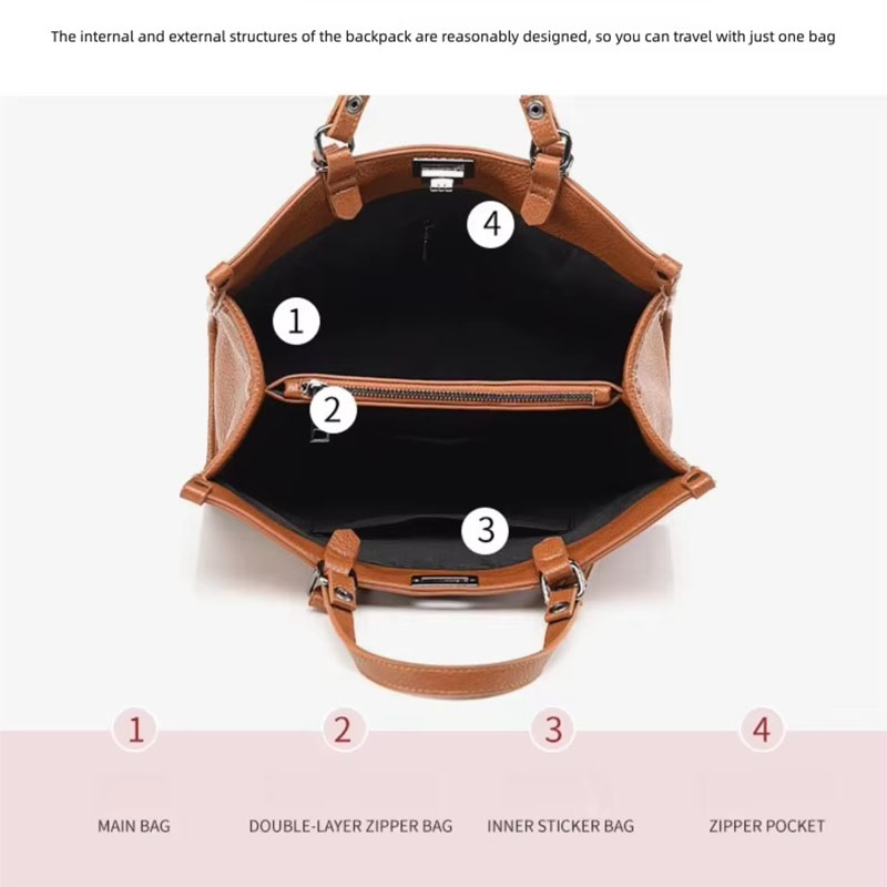 여성 대용량 토트 백 PU 가죽 회전 잠금 핸드백 숙녀 - Leather Work Bag Women 리뷰 및 가격