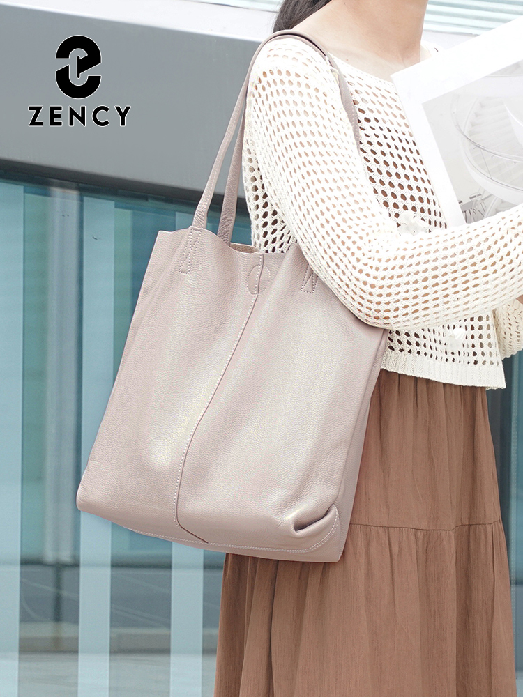 Zency 여성용 대용량 핸드백 천연 가죽 숄더백 디자 - Leather Work Bag Women 리뷰 및 가격