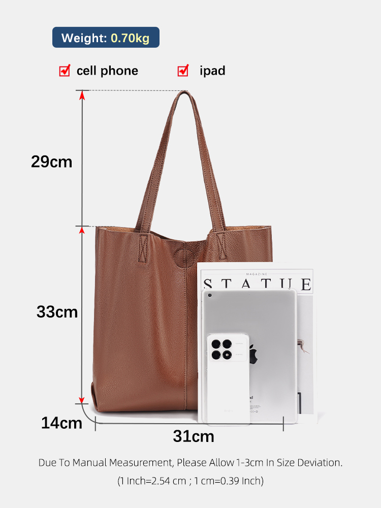 Zency 여성용 대용량 핸드백 천연 가죽 숄더백 디자 - Leather Work Bag Women 리뷰 및 가격