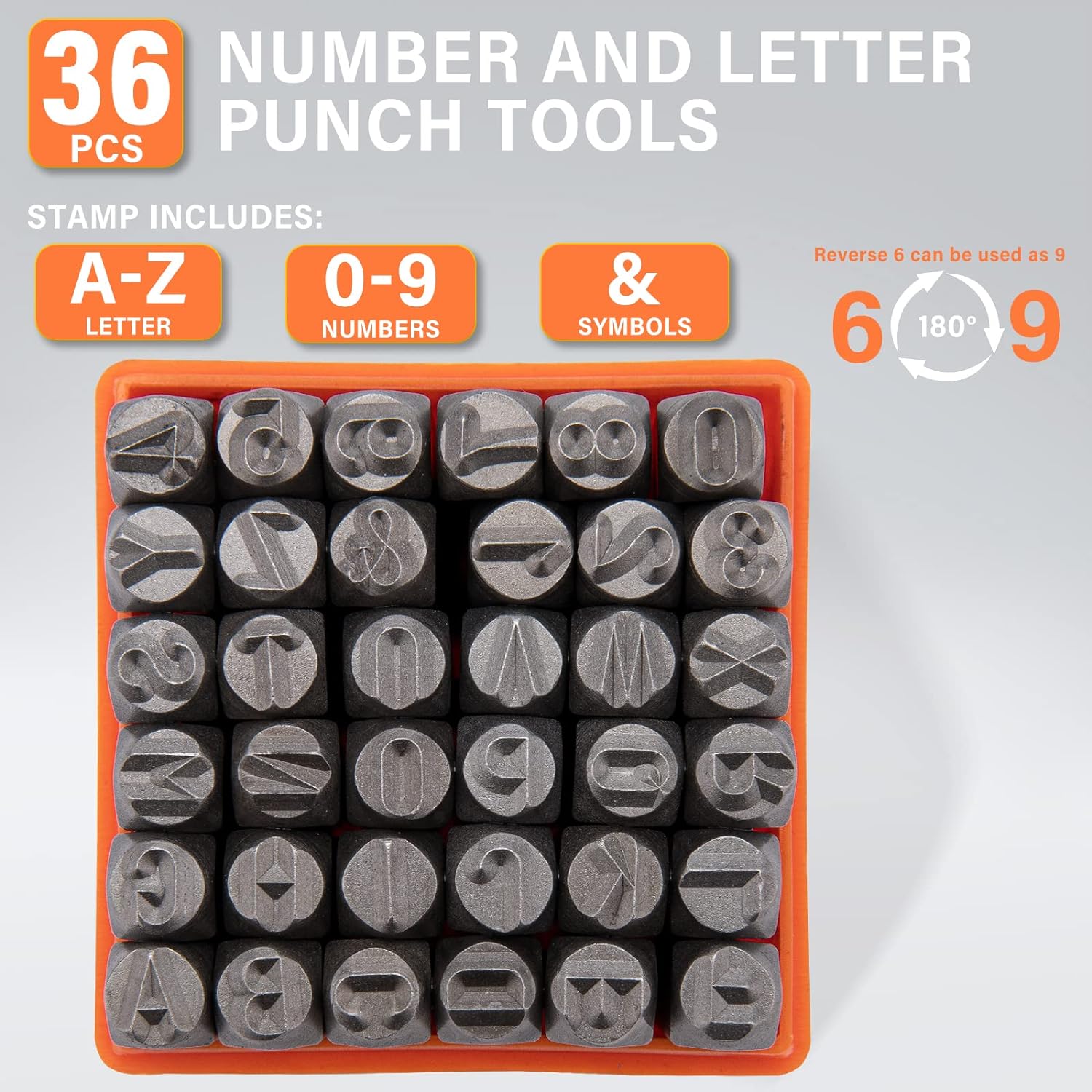 2-8mm 36개 알파벳 숫자 프린팅 펀치 스틸 레터  - Leather Stamp Set 리뷰 및 가격