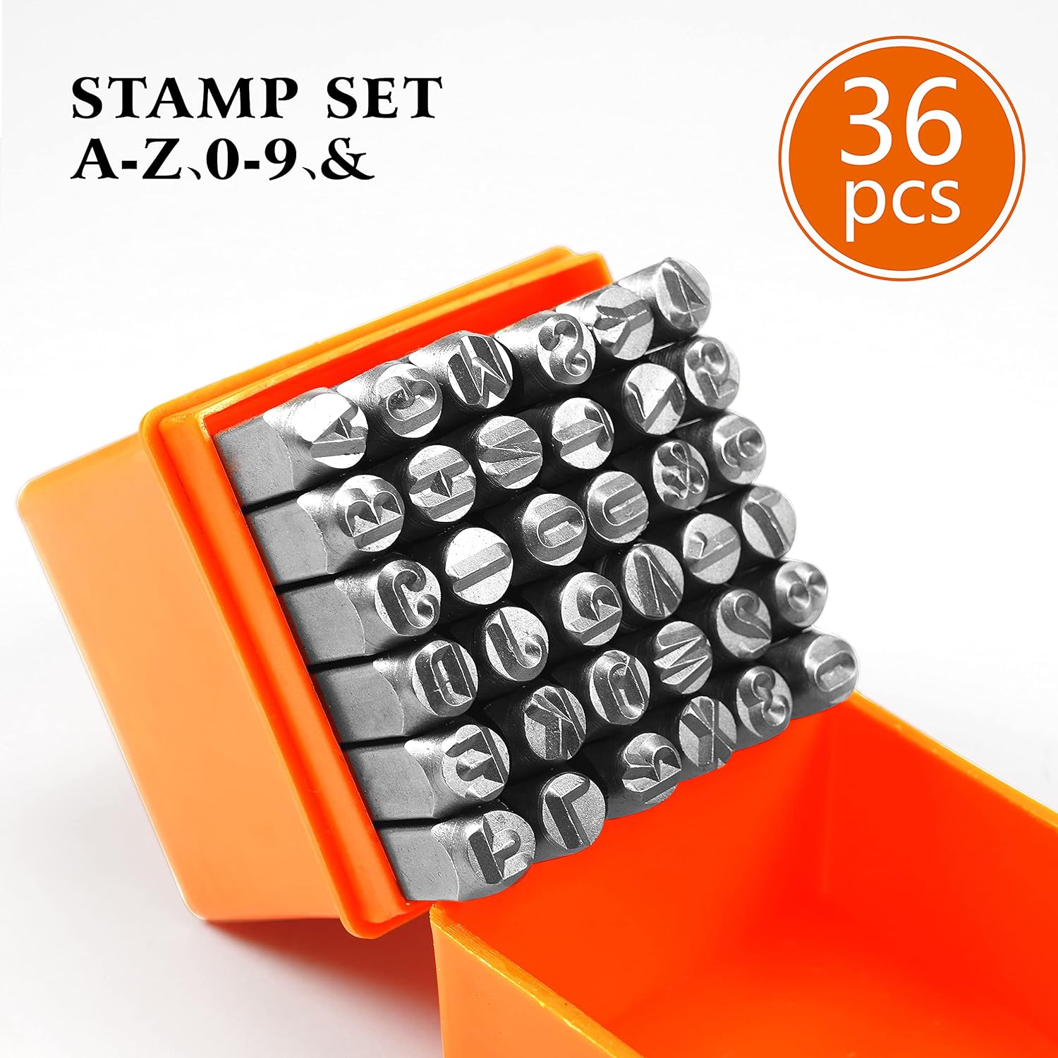 2-8mm 36개 알파벳 숫자 프린팅 펀치 스틸 레터  - Leather Stamp Set 리뷰 및 가격