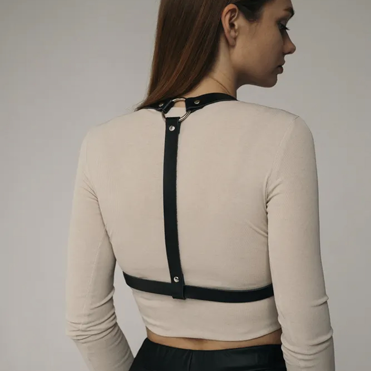 여성용 와이드 가죽 허리 벨트, 펑크 고딕 바디 본디지 - Leather Work Harness 리뷰 및 가격