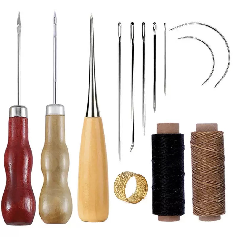 13종 가죽 바느질 세트 핸드백 신발 수제 바느질 수리 - Leatherwork Kit 리뷰 및 가격
