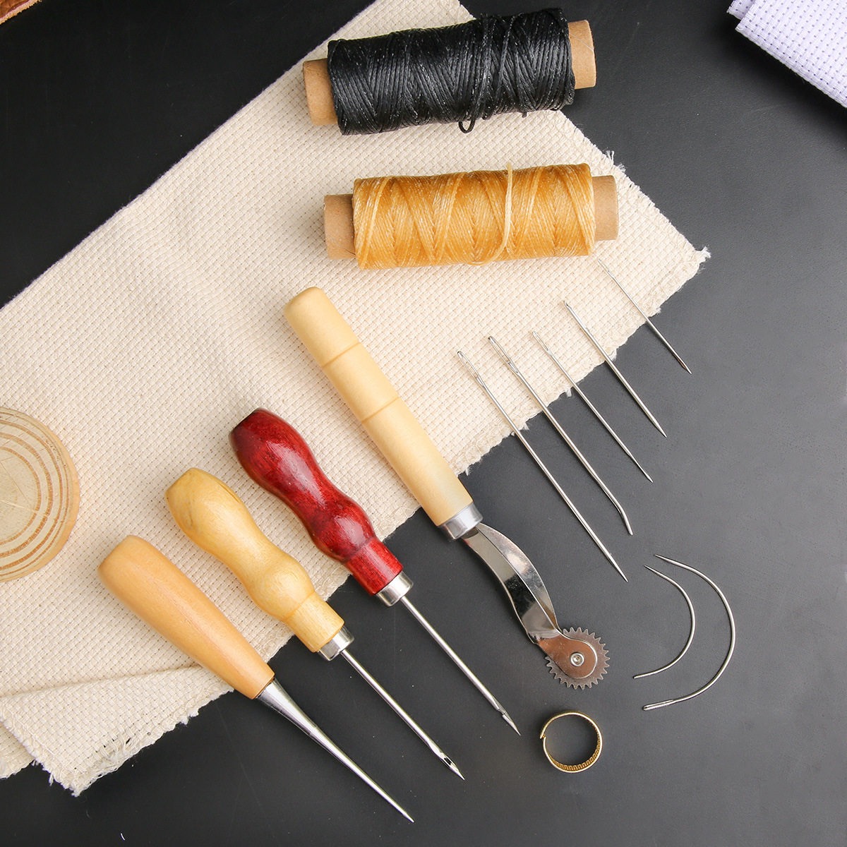13종 가죽 바느질 세트 핸드백 신발 수제 바느질 수리 - Leatherwork Kit 리뷰 및 가격