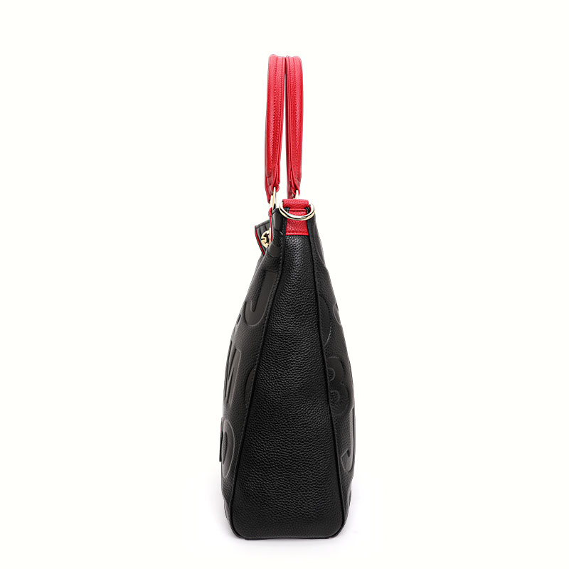 정품 소가죽 엠보싱 레터 토트백 탈부착 가능한 크로스  - Leather Work Bag Women 리뷰 및 가격