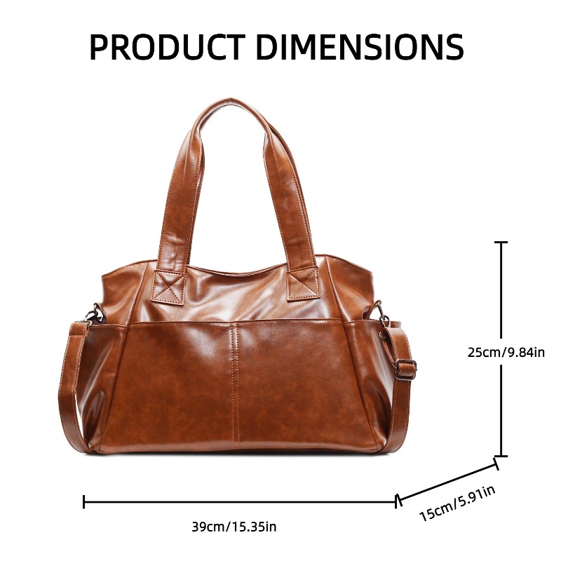 여성용 레트로 소프트 가죽 핸드백, 다중 포켓 대용량  - Leather Work Bag Women 리뷰 및 가격