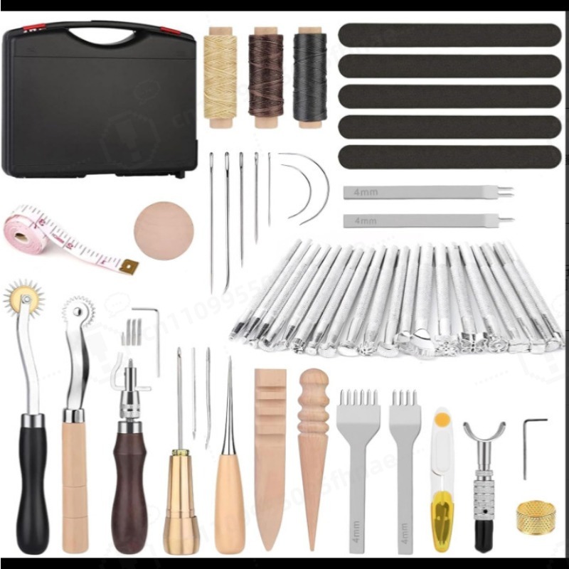 DIY 가죽 공예 손바느질 도구 세트 기본 가죽 작업  - Leatherwork Kit 리뷰 및 가격