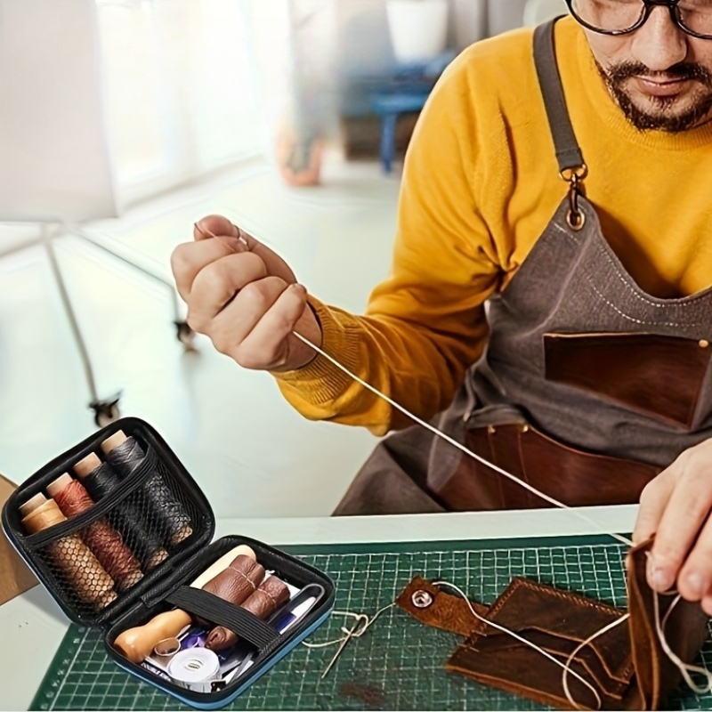[가죽 작업 키트] 가죽 재봉 키트, 큰 눈 바늘, 왁 - Leatherwork Kit 리뷰 및 가격