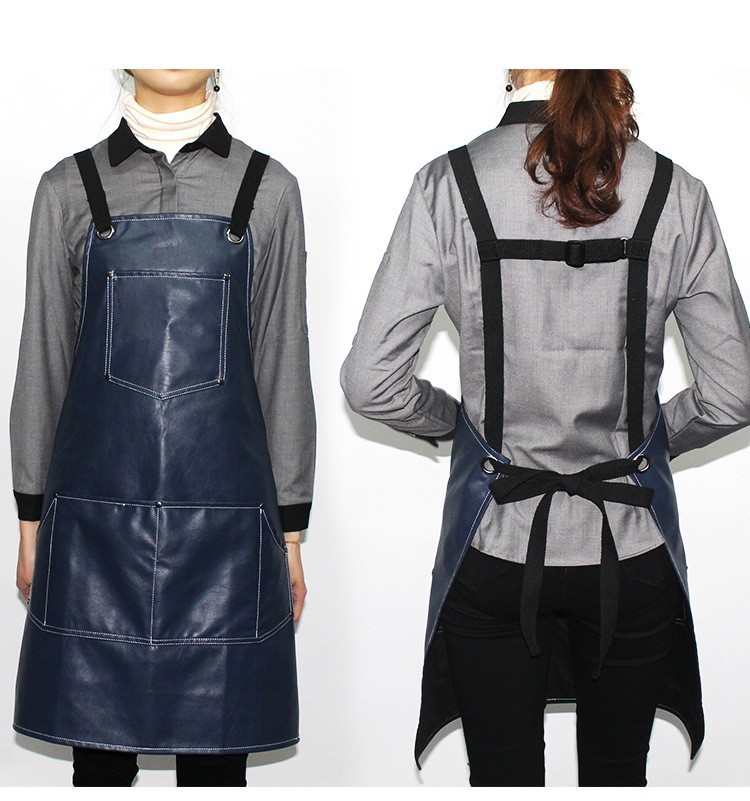 2023 PU 소프트 가죽 케이터링 서버 멜빵 작업복, - Leatherwork Apron 리뷰 및 가격