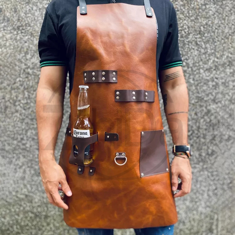다기능 병 홀더 가죽 작업 앞치마 PU & 크레이지 호 - Leatherwork Apron 리뷰 및 가격