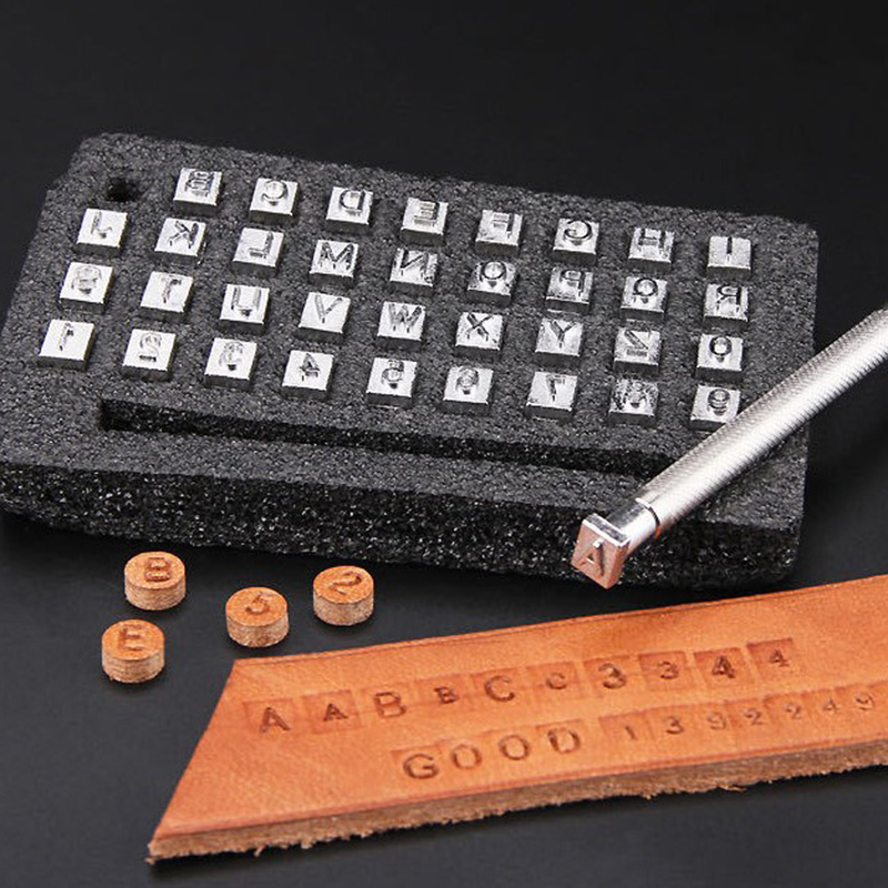 스틸 알파벳 문자 번호 가죽 스탬프 펀치 세트, 가죽  - Leather Stamp Set 리뷰 및 가격
