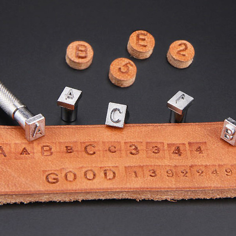 스틸 알파벳 문자 번호 가죽 스탬프 펀치 세트, 가죽  - Leather Stamp Set 리뷰 및 가격