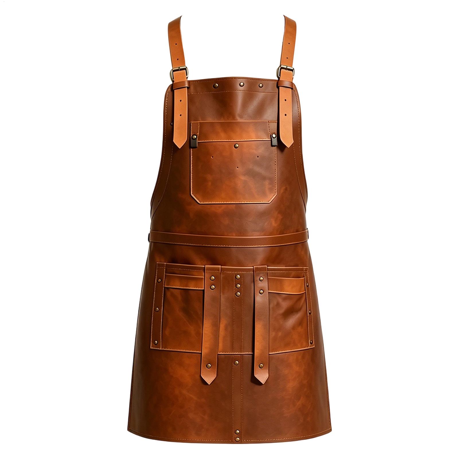 다양한 포켓이 있는 가죽 앞치마, 방수 조절 가능한 스 - Leatherwork Apron 리뷰 및 가격
