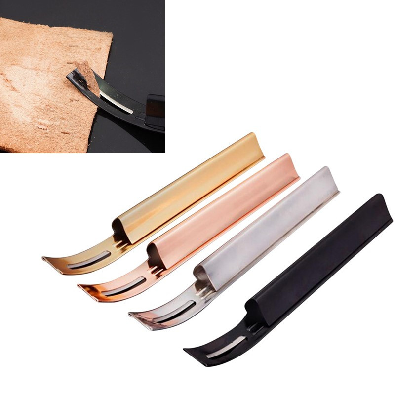 스테인리스 가죽 절단 칼 DIY 가죽 공예 안전 절단  - Skiver Leather Thin 리뷰 및 가격