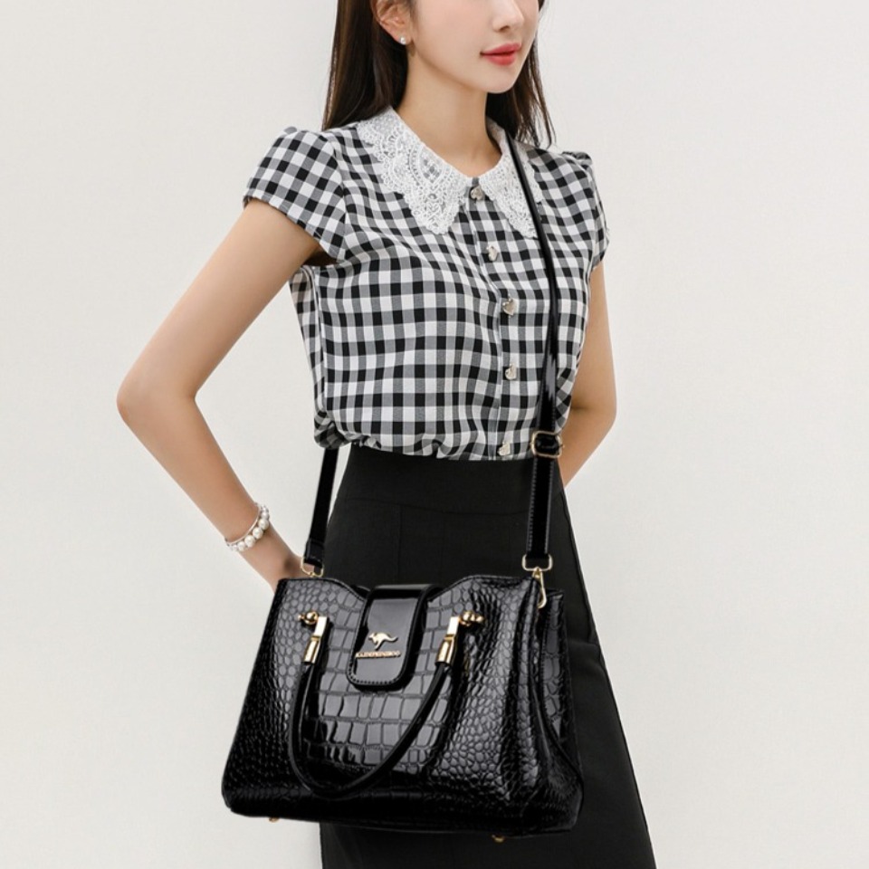 KAIDIFEINIROO 캥거루 브랜드 캐주얼 토트 백 - Leather Work Bag Women 리뷰 및 가격