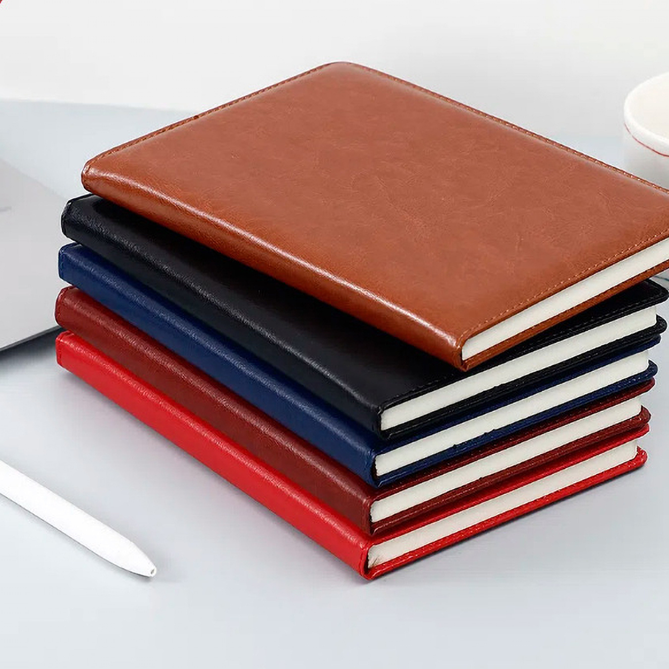 너구리 그림이 있는 빈티지 가죽 저널, 사무실, 학습, - Leatherwork Journal 리뷰 및 가격
