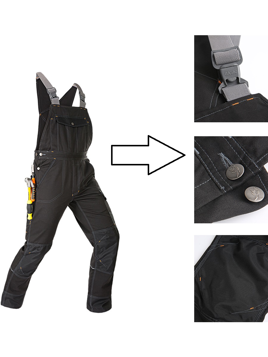 남성용 올인원 작업복 작업복, 용접용 작업복, 멀티 포 - Leather Work Overalls 리뷰 및 가격