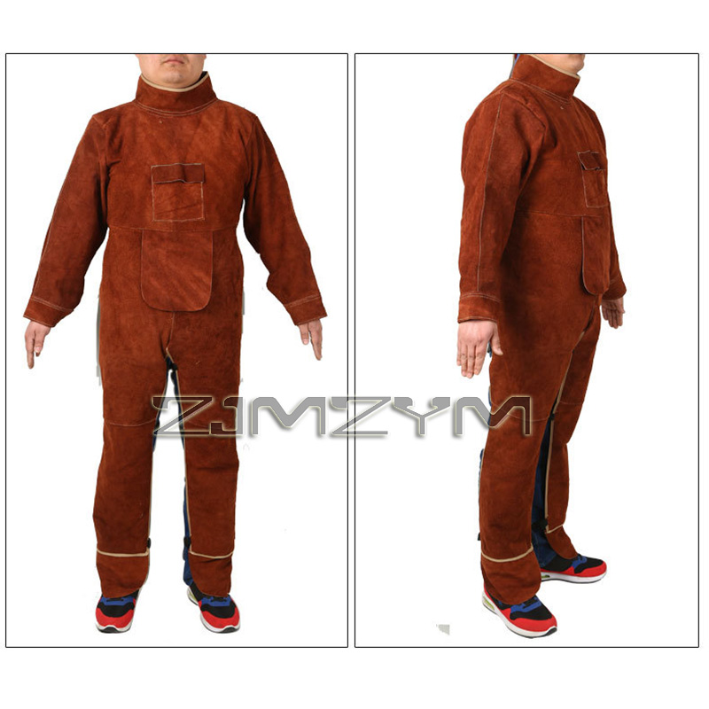소 가죽 가죽 용접 양복 작업복 특수 보호 복 안티 화 - Leatherwork Apron 리뷰 및 가격